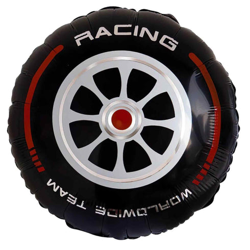 Race Car Tire Foil Balloons | 18 INCH