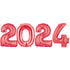 2024 Year Number Balloons | Huge 40 Inch Size | Hot New Colors!