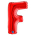 Red Letter F Foil Balloons | 14 INCH