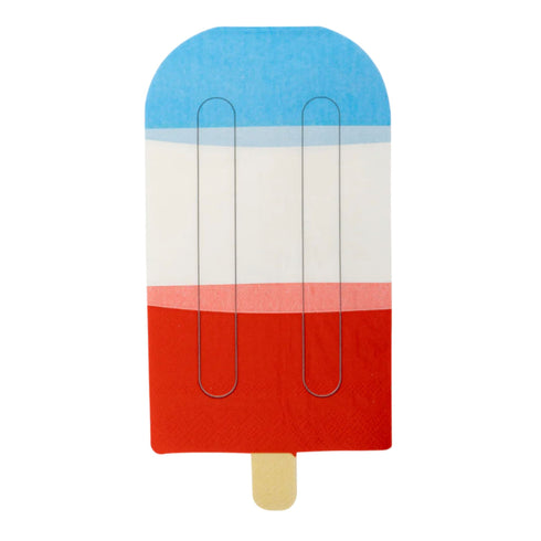 Rocket Popsicle Paper Party Napkins | Package 32