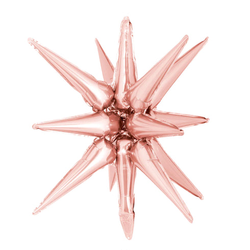 All In One Starburst Foil Balloon | Various Colors | 22 Inch and 27 Inch