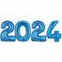 Royal Blue 2024 Number Balloons | 40 Inch
