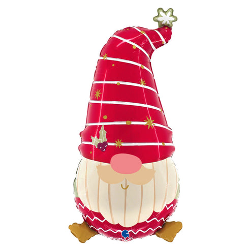 Santa Christmas Gnome Balloon | 27 INCH