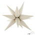 Satin Cream Starburst Foil Balloon | 27 Inch and 40 Inch | Air Fill Only