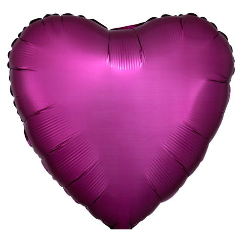 18 Inch | Heart Shaped Foil Balloons | Various Colors