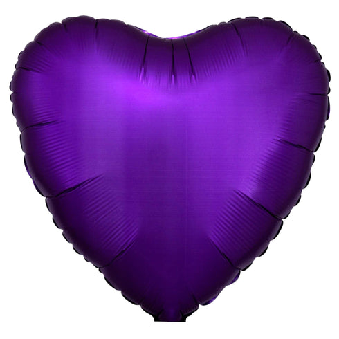 18 Inch | Heart Shaped Foil Balloons | Various Colors