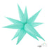 Seafoam Aquamarine Blue Green Starburst Foil Balloons | 27 Inch and 40 Inch | Air Fill Only