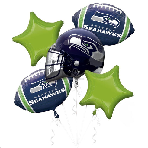 Seattle Seahawks Football Balloon Bouquets | Super Bowl 2026 Party