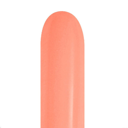 Neon Orange | 260 | Sempertex Modeling Latex Balloons | Package 10
