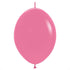Deluxe Rose Pink | 12 Inch | Sempertex LINK-O-LOON® Latex Balloons | Package 10