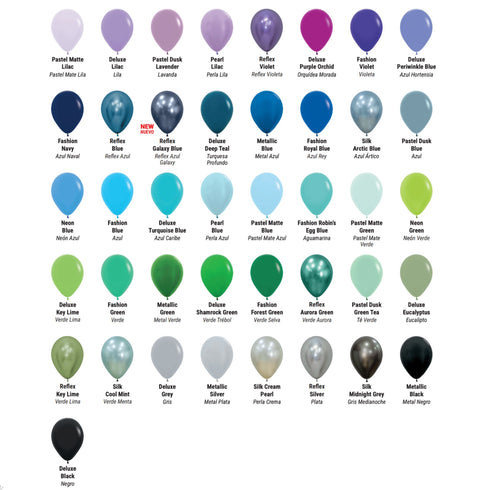 Deluxe Black | 11 Inch | Sempertex (Betallatex) Latex Balloons | Package 10