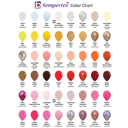 11 INCH | Sempertex (Betallatex) Latex Balloons | Package 10