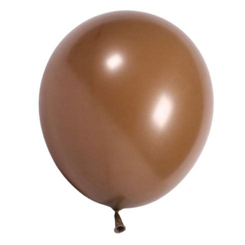 Deluxe Coffee Brown | Sempertex LINK-O-LOON® Latex Balloons | 12 INCH | Package 10