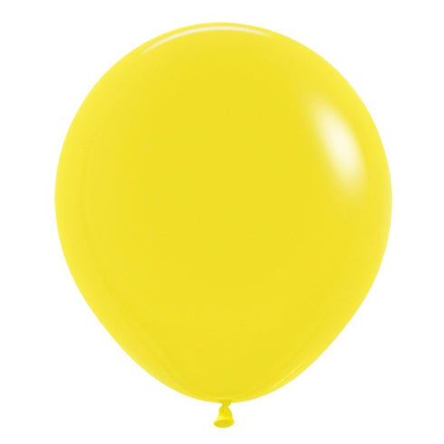 Fashion Yellow | 18 Inch | Sempertex Latex Balloons | Package 6