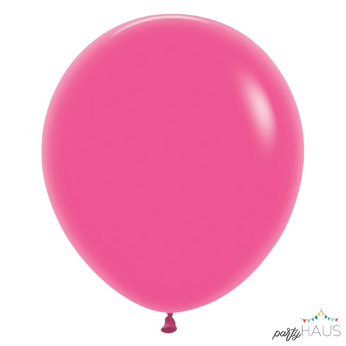 Deluxe Fuchsia Pink | 18 INCH | Sempertex (Betallatex) Latex Balloons | Package 6