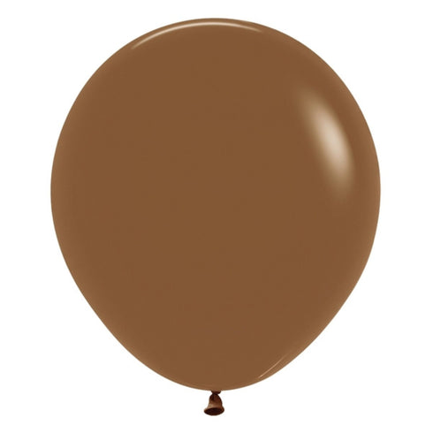 Coffee Brown | 18 Inch | Sempertex Latex Balloons | Package 6