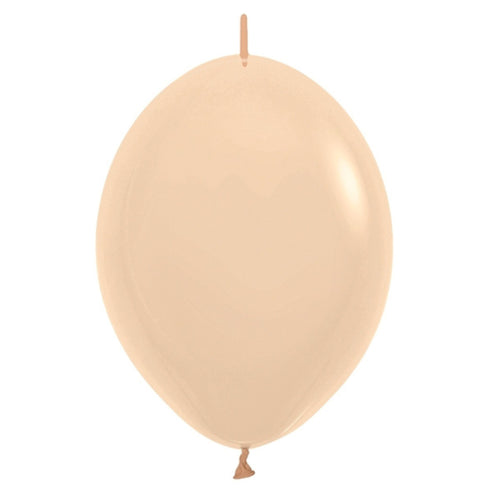 Matte Malibu Peach | 12 Inch | Sempertex LINK-O-LOON® Latex Balloons | Package 10