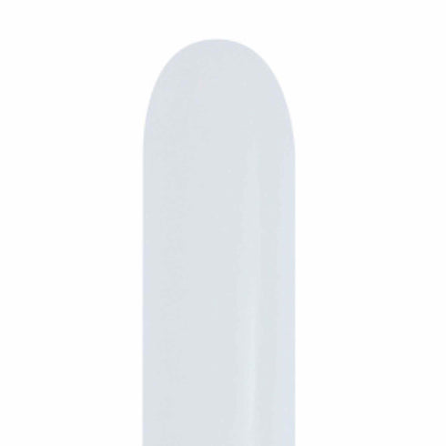 Pearl White | 260 | Sempertex Latex Modeling Balloons | Package 10