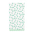Green Shamrock Clover Paper Napkins | 4.25 x 7.75 Inch | Package 24