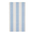 Sky Light Blue Cabana Stripe Paper Napkins | Guest Towel Size | Package 20