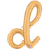 Gold Alphabet Sparkler Letter Candles | A to Z | 8 Inch