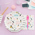 Slumber Spa Party Paper Party Plates | Lipstick & Nail Polish | Package 8