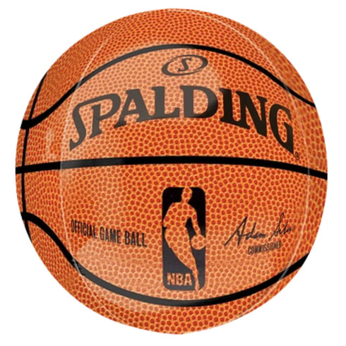 Spalding NBA Basketball Foil Orbz Balloons | 15 INCH | Official Licensed by NBA