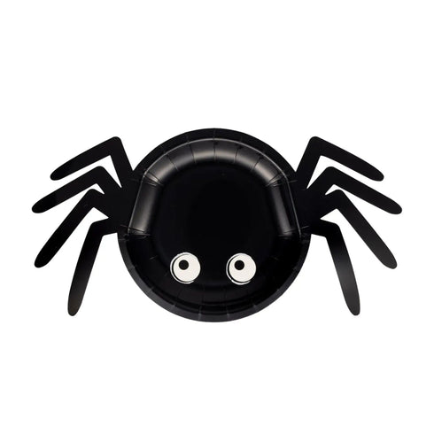 Spider Shaped Paper Plates | Halloween Party | Set 8