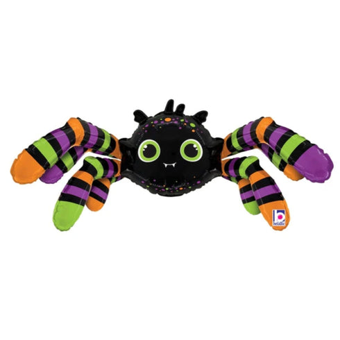 Black Spider Pup 4D Foil Mylar Balloons | Halloween | 29 INCH