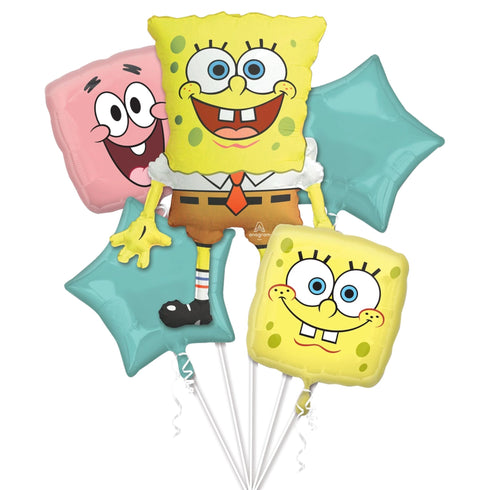 Sponge Bob Square Pants Balloon Bouquets | Set 5