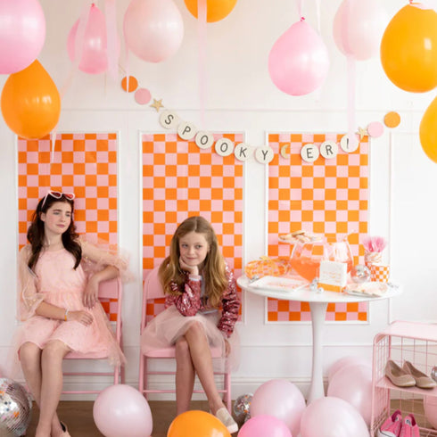 Spooky Era Friendship Bracelet Shaped Paper Party Banner | Halloween