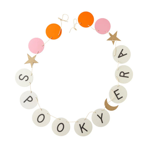 Spooky Era Friendship Bracelet Shaped Paper Party Banner | Halloween