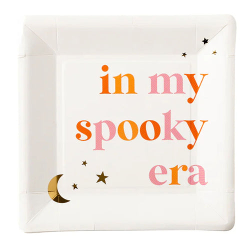 In My Spooky Era Pink Paper Party Plates | Halloween | Set 8