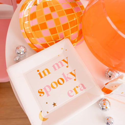 In My Spooky Era Pink Paper Party Plates | Halloween | Set 8