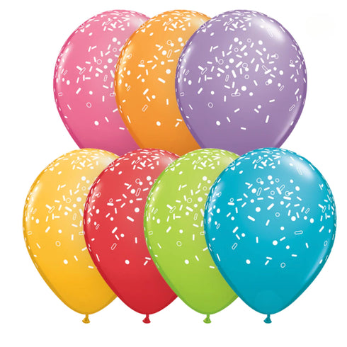 Sprinkles Colorful Latex Balloons | 11 INCH | Package 6