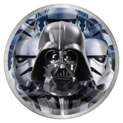 Classic Star Wars Party Round Paper Plates | 7 Inch Set 8