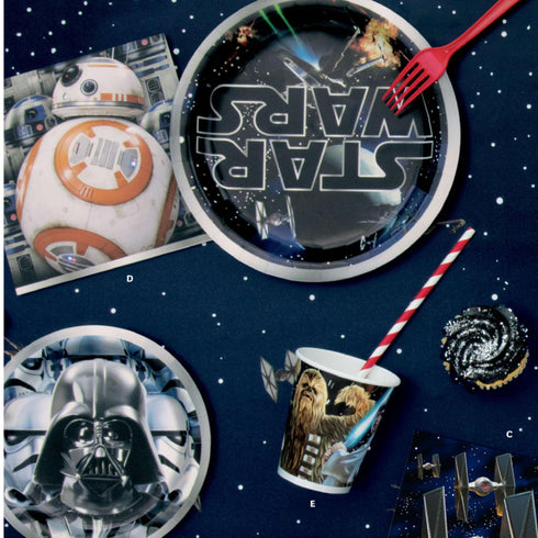 Classic Star Wars Party Paper Cups | 200 mL | Set 8