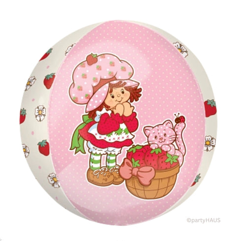 Strawberry Shortcake Foil Mylar Orbz Balloons | 15 Inch | Official Licensed Product