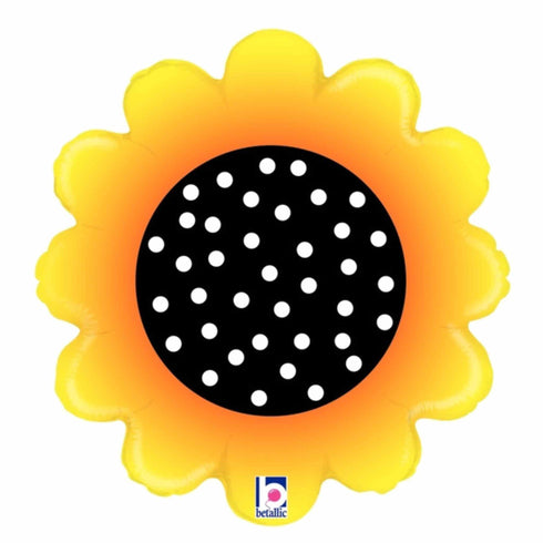 Modern Sunny Sunflower Foil Balloons | 18 Inch