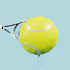 Tennis Ball Foil Balloons | 18 Inch