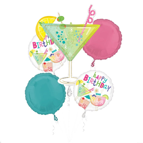 Martini Cocktail Drink Balloon Bouquets | Set 5