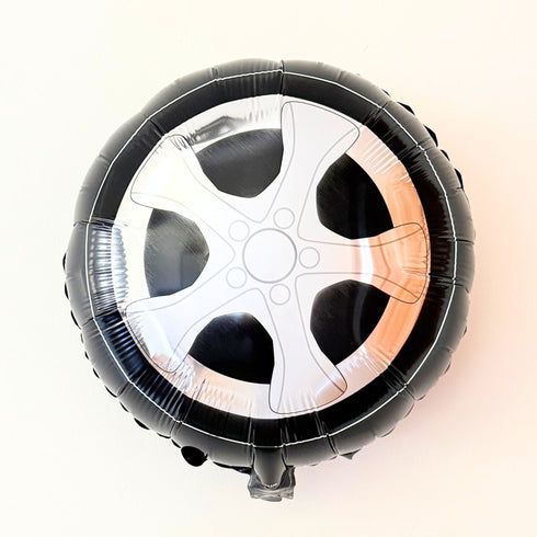 Race Car Tire Foil Mylar Balloons | 18 INCH | Two Fast Birthday Decorations