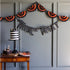 Vintage Trick or Treat Felt Halloween Wall Banner | Black