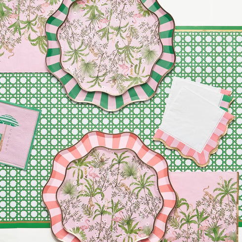 Cabana Pink & Green Cocktail Napkins | Package 20 | Palm Beach Collection (Copy)