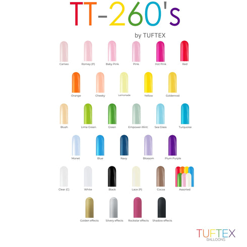 260 | Tuftex Latex Balloons | Package 10