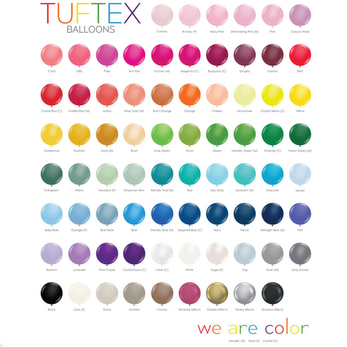 Blush | 260 | Tuftex Latex Balloons | Package 10