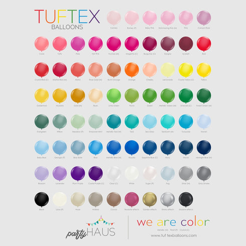 24 INCH | Tuftex Latex Balloons | Each