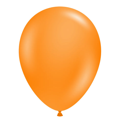 Crystal Tangerine | 11 INCH | Tuftex Latex Balloons | Package 10