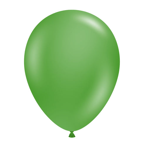 Green | 11 INCH | Tuftex Latex Balloons | Package 10