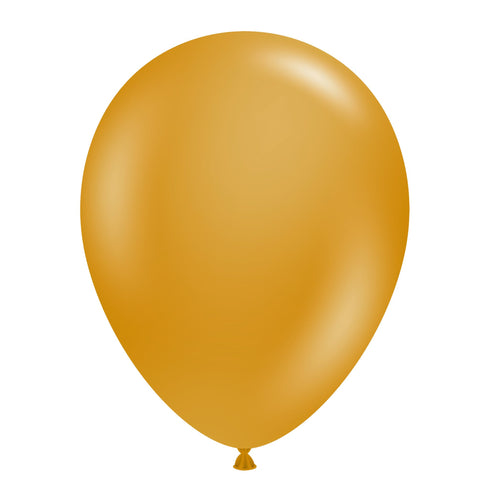 Metallic Gold | 5 Inch | Tuftex Latex Balloons | Package 10